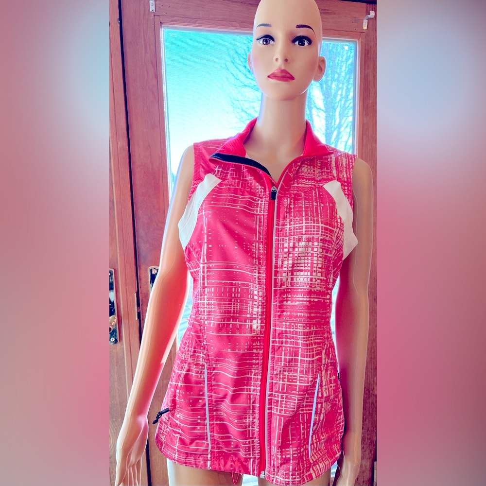 BROOKS RUNNING HOT PINK vest size medium